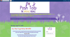 Desktop Screenshot of poshtotsresale.net