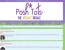 Tablet Screenshot of poshtotsresale.net